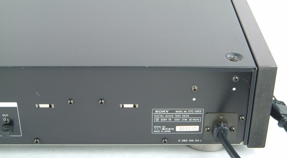 SONY DATデッキ DTC-59ES