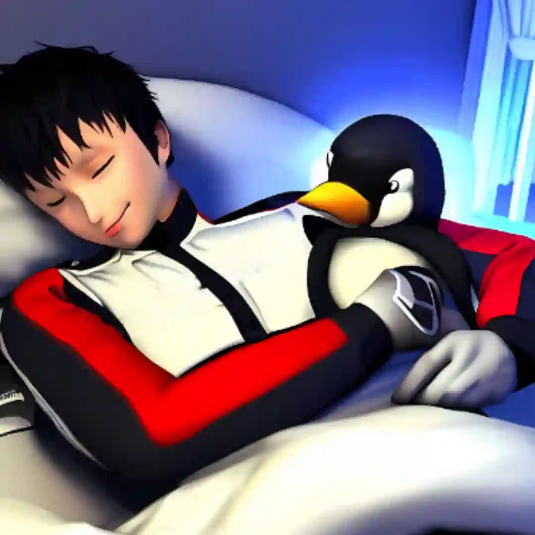 ぺんぎんと眠るペンギン
