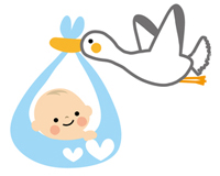 コウウノ鳥子と赤ちゃん