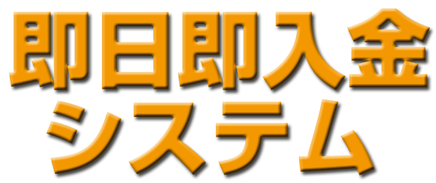 即日即入金システム
