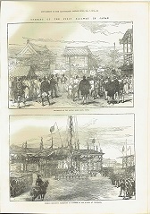 The Illustrated London News. Nos. 1872. Opening of Railway in Japan.