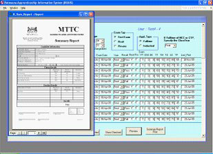BOAIS result entry screen
