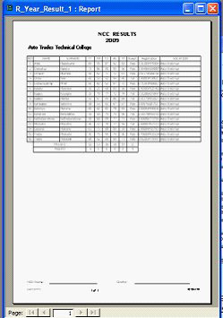 BOAIS result entry screen