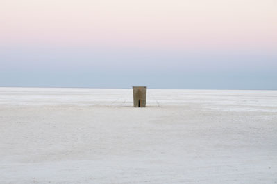 Toilet in Makgadikgadi Pan