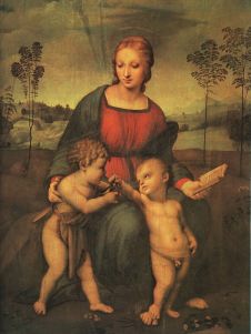 Sanzio Raphael_Madonna del Cardellino (Madonna of the Goldfinch)_1505-06_The Uffizi