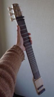 ミニ静音ギター mini silent gut guitar 自作 楽器 製作 Self made musical instruments