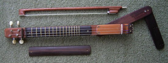 XeBbNoCI@stick shaped mobile silent violin with 15 frets fingerboard @y@@Self made musical instruments