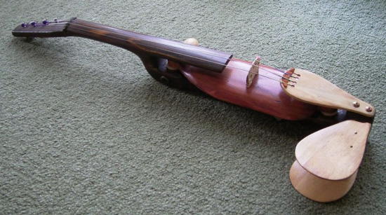 ÉoCI silent violin @y@@Self made musical instruments