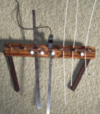 静音カリンバ silent kalimba idiophone with etc. 自作 楽器 製作 Self made musical instruments
