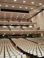 鎌倉芸術館大ホール　ステージから客席を望む