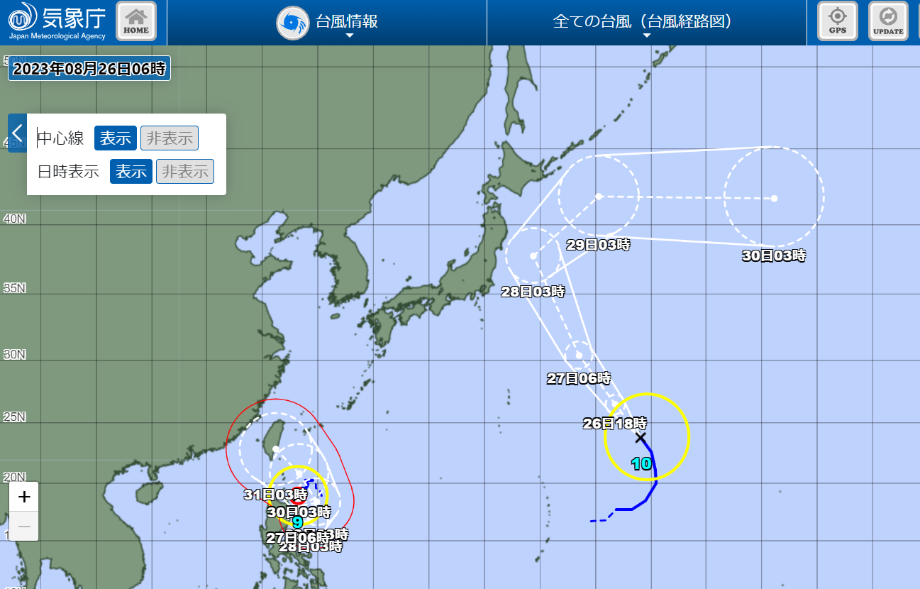 ・気象庁|台風情報