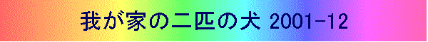 䂪Ƃ̓Č 2001-12