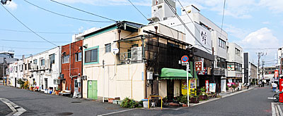 ⑳菊水高校跡地の商業地(南東より)