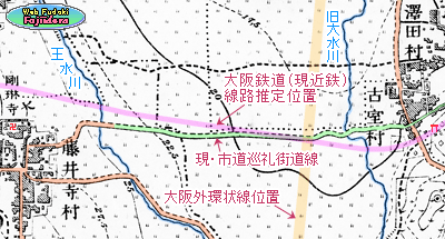 ⑥ 鉄道開通以前の周辺地図