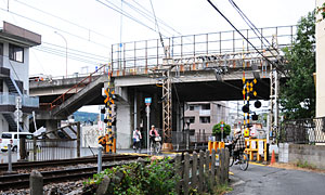 ⑤ 踏切道・藤井寺第３号(南西より)