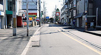 ⑨ 南予備滑走路の跡地(北より)