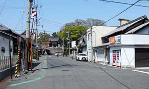 ③ 府道１８９号(Ｃ地点から北を見る)