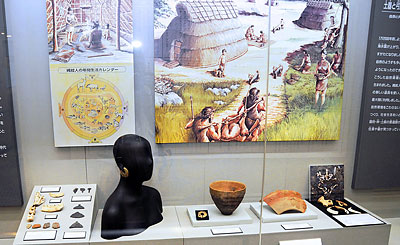 ⑤ 歴史展示コーナー(縄文時代の展示)