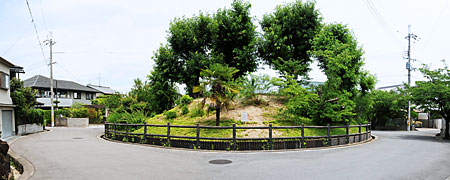 ① 蕃所山古墳(西より)