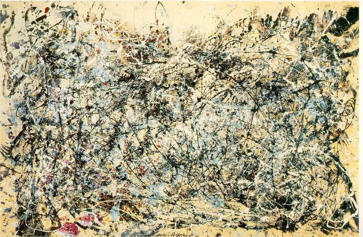 Number 1A, 1948  Oil on canvas 