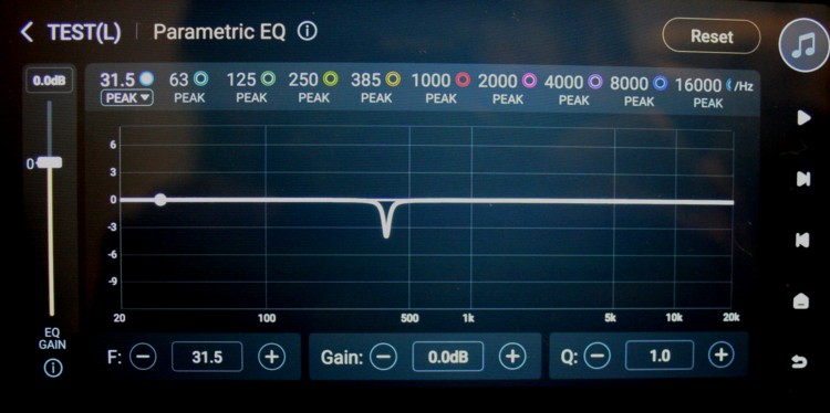 Eversolo DMP-A6 Equalizer Setting