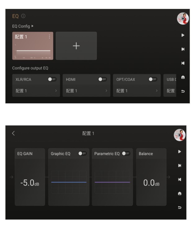 Eversolo EQ Setting