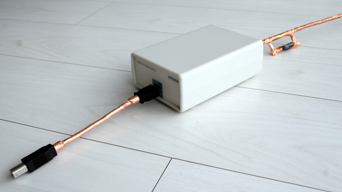 Intona USB Isolator connection