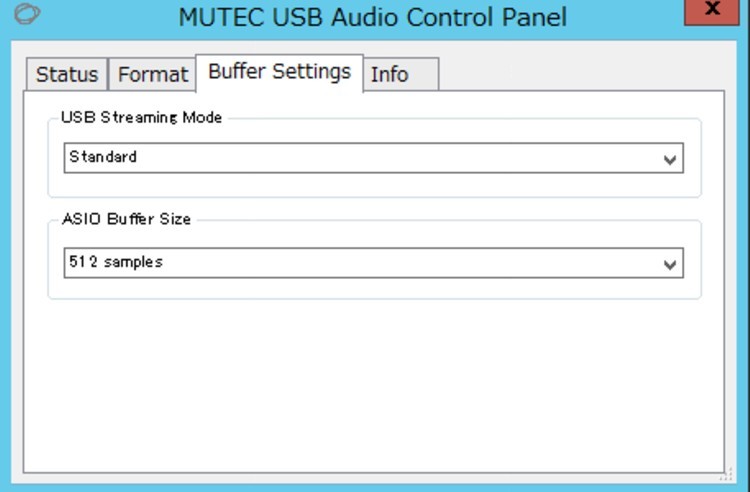 MUTEC MC-3+USB driver setting
