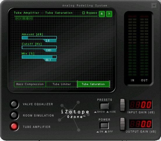 Ozone MP/Tube Simulation