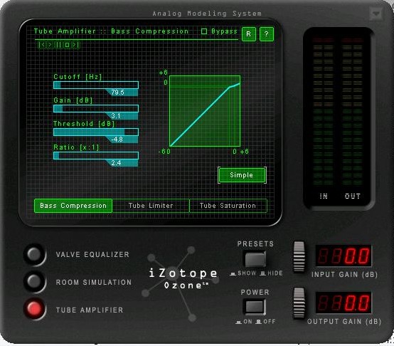 Ozone MP/Tube Simulation