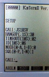 SETUP��ʂ̕\��