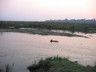 Chitwan NP river side