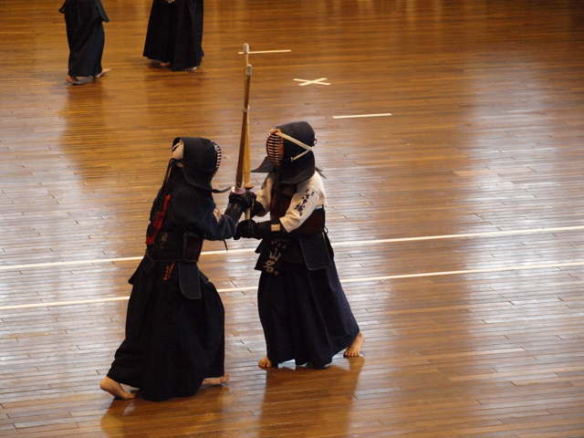 小学生個人戦、まずはリエちゃん！