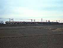 湘南色、スカ色混結の113系