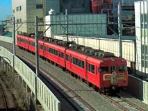 三河線高架完成記念の臨時電車 7300系×4