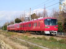 吉良吉田行急行で西尾線へ入った1384F