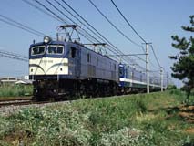 高崎局の「くつろぎ」を牽く148号機