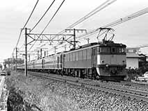 大規模な設定で走った天理臨はごく僅かながらEF62も担当