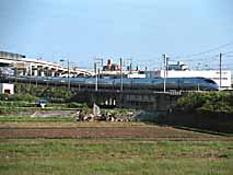 20年ぶりに同じポイントへ。500系「のぞみ」