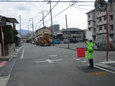 交通誘導警備写真２