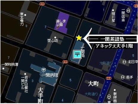 ichinoseki eigojuku map