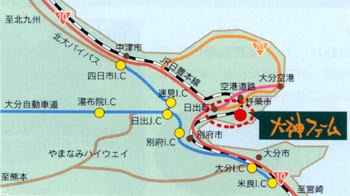 大神ファーム案内図