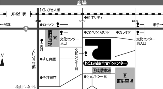 会場周辺図