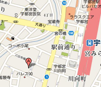 宇都宮ダイカンプラザ地図