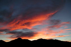 夜明け前の鳳凰三山