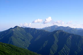 南アの山々