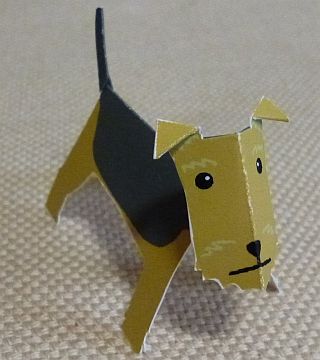 paper dog, Aailederl terrier