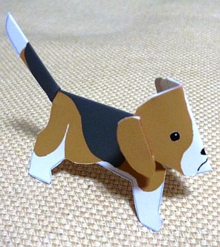 paper dog, Beagle
