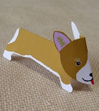 paper dog, Welsh Corgi Pembroke