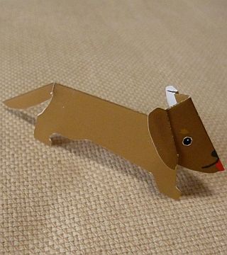 paper dog, Dachshund
